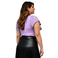 thumbnail image 3 of Blusa con manga ancha Roman Fashion Talla extra 3811 lila 42, 3 of 7