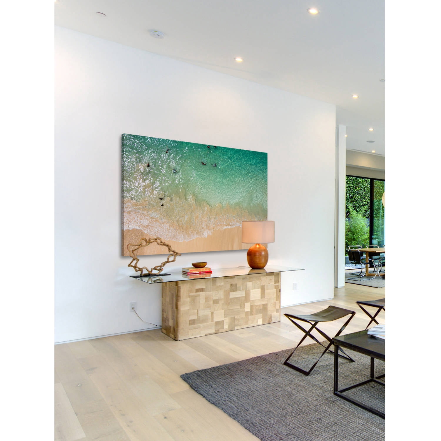 Marmont Hill "Splash Near Shore" Painting Print on Wrapped Canvas