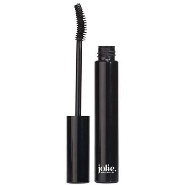Máscara de pestañas Jolie Ultra Dramatic Luxury "impermeable" con cepillo rizador - Negro