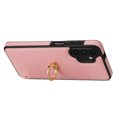thumbnail image 4 of Nalacover for Samsung A13 4G Wallet with Card Holder Slot, 360°Rotation Ring Holder Kickstand Cover for Men Women Protective Premium PU Leather Shockproof Cover for Samsung Galaxy A13 4G, Pink, 4 of 6