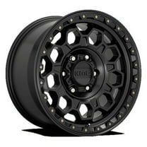 KMC Aluminum Rim KM545 TREK 17X9in Satin Black Finish, KM54579050718
