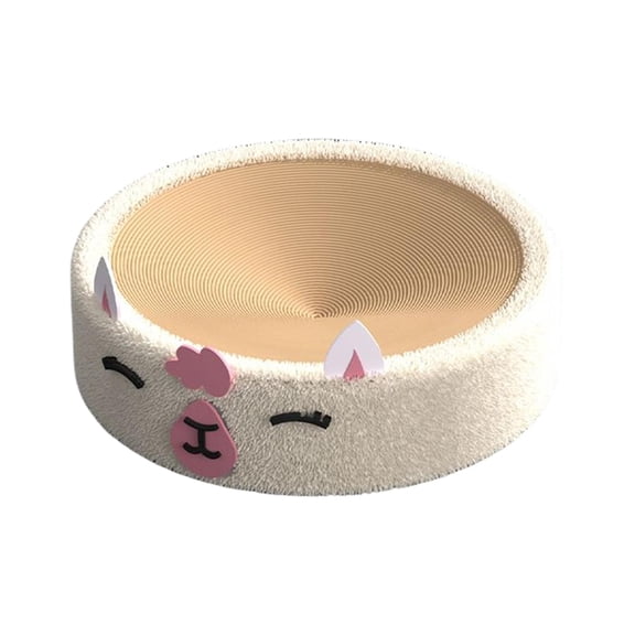 Cat Scratch Bed Round Scratcher 16x4inch Durable Kitten Sleeping Nest Sturdy