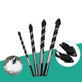 thumbnail image 6 of Yesfashion Multi-purpose Alloy Triangle Drill Bit Drilling Porcelain Ceramic Wall Glass Mirror Wood, 6 of 9