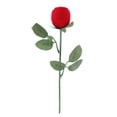 thumbnail image 2 of Cajas de Anillos de Flores de Rosas Rojas, Forma Roja, Caja de Joyería para Pendientes, Caja de Anillos de Flores, Contenedor de Almacenamiento de Joyas de Terciopelo, 2 of 7