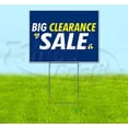 thumbnail image 1 of Big Clearance Sale (18" x 24") Yard Sign, Includes Metal Step Stake, 1 of 6