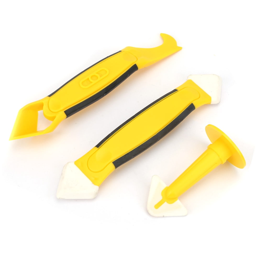 Tebru 4pcs/set Silicone Sealant Remover Smoother Finisher Scraper Cleaner Caulking  Tool Kit, Caulking Spatulas, Caulk Finishing Tool - Walmart.com