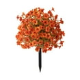 thumbnail image 3 of Estaca de jardín de flores artificiales Estaca de jardín artificial Accesorios de jardín de hadas Rojo, 3 of 9