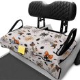 thumbnail image 3 of Yuyamidu Halloween Bow Golf Cart Seat Covers with Pockets for Women Gray Golf Cart Seat Towel Blanket Golf Cart Accessories for 2 Passenger Gifts for Golfer, 3 of 7