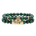 thumbnail image 1 of Sonducket 2 pack/lote La moda se une a la artesanía Brazalete hecho a mano para mujeres Regalos de lujo para hombres Ropa, zapatos y accesorios Miscelánea dorado 1, 1 of 6