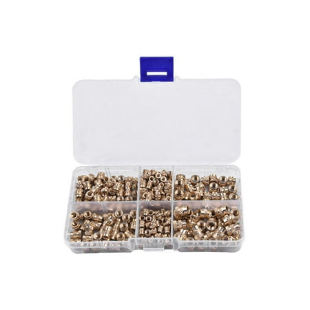 

Bosisa 280Pcs Threaded Inserts M3 Mfour M5 Insert Nuts Brass Threaded Bushing