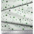 thumbnail image 2 of Soimoi Green Cotton Duck Fabric Stars Star Fabric Prints By Yard 56 Inch Wide, 2 of 3
