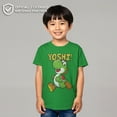thumbnail image 2 of Boy's Nintendo Running Yoshi  Graphic Tee Kelly Green Small, 2 of 8