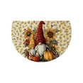 thumbnail image 2 of Horivan Velvet Thanksgiving Pumpkin Half Round Floor Mat Non Slip Waterproof Entryway Rug for Front Door Seasonal Home Decor Fall Welcome Mat, 2 of 6
