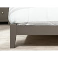 thumbnail image 6 of AFI Nantucket Full Low Profile Wood Platform Bed Frame with Cottage Headboard, Grey, 6 of 9
