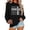 Black, variant on Oplxuo Senior 2026 Women's Loose Crewneck Sweatshirt, Letter Printed Long Sleeve Pullover Cute Graphic Casual Tee Shirts