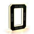 thumbnail image 2 of Solar Lighted House Numbers Waterproof LED Address Sign, Light up House Numbers for Outside, Modern Large Plate Backlit Personalized Illuminated Plaque for Home Yard Garage Shop Decor(0), 2 of 21