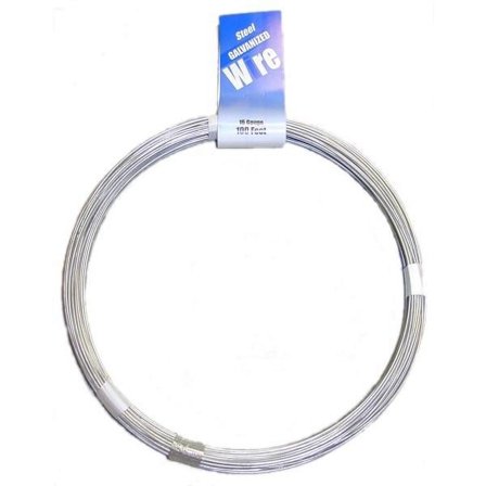 16 WG x 100' Galvanized Steel Wire (1 pcs.)