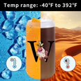 thumbnail image 3 of Vaso de vidrio Wulcea con monograma, 480 ml, con tapa y pajita, 3 of 6