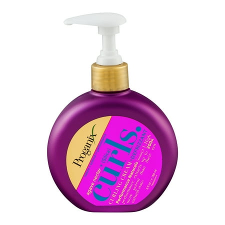 Proganix Curls Curling Cream + Defrizzant , Agave Nectar + Slilica 6 oz