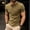 Army Green, variant on FRSASU Men's Lightweight Henley Shirt Casual Stretch Slim Fit Short Sleeve Button Up T-Shirt with Pocket Khaki