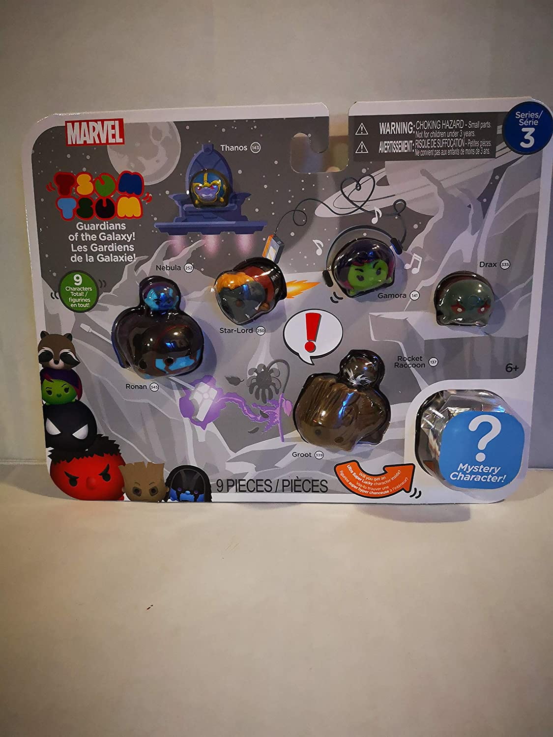 Marvel Tsum Tsum 9 PacK Figures Series 3 Style #2 COLLECTIBLES 