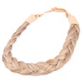thumbnail image 1 of DIGUAN Diadema trenzada de pelo sintético Trenzas trenzadas anchas y gruesas clásicas Postizo elástico Mujer Chica Accesorio de belleza 55 g aHairBeauty (Rubio miel claro), 1 of 4