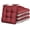 Burgundy, variant on Memory Foam Chair Cushions Set of 4, 15.5"x15.5"x3.5" Indoor & Outdoor Seat Pads for Dining, Kitchen, Office, Patio Chairs - Coffee