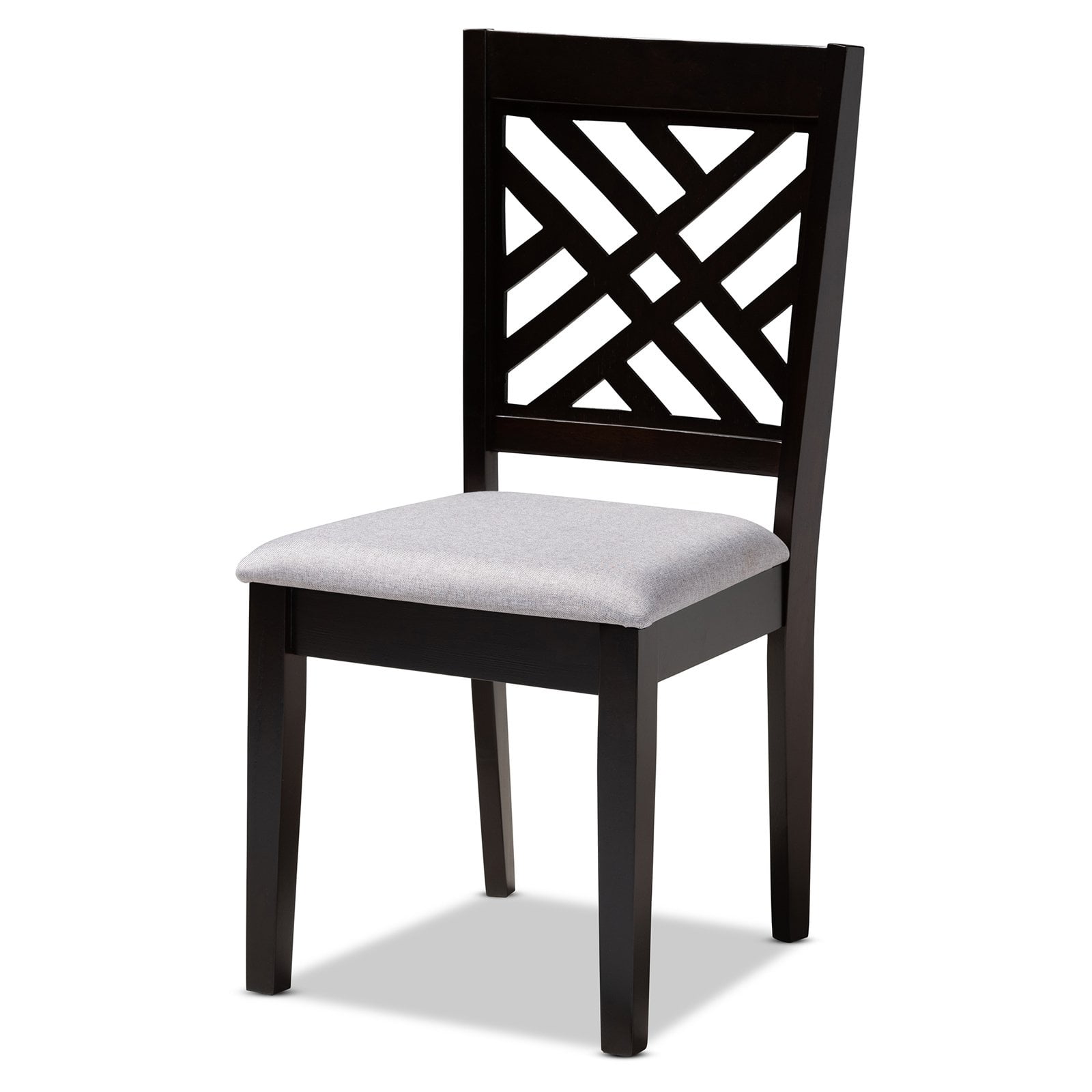 Baxton Studio Caron Upholstered Dining Side Chair - Set of 4 - Walmart.com