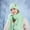 Mint Green, variant on Tittly Winter Hats Beanie Women's Winter Hat Scarf Gloves Three Piece Set Fashionable And Versatile Ear Head Cover Cold And Warm Knit Wool Hat Skull Caps Hats for Women AG One Size