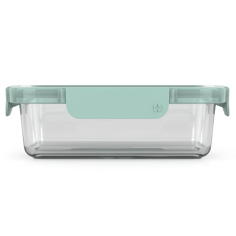 Ello 3.4 Cup Duraglass Glass Containers and Plastic Locking Lids