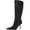 Dark Brown, variant on Marc Fisher Womens Vedant Faux Leather Pumps Knee-High Boots