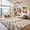 Beige and White, variant on General Fluffy Rug Shag Area Rug, Mottling Grey 6x9 Area Rugs for Living Room, Large Shag Area Rugs for Bedroom Kids Room Home Decor, Upgrade Anti-Skid Rectangular Fuzzy Rugs