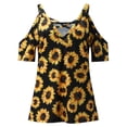 thumbnail image 3 of NECHOLOGY Night Shirts For Women Sleepwear St Patricks Day Women V-Neck Short Sleeve Summer T-Shirt Yellow Medium, 3 of 4