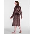 thumbnail image 4 of Joyspun Women's Plush Robe, Sizes S to 3X, 4 of 5