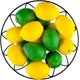 thumbnail image 1 of 20 PCS Artificial Lemons and Limes Fake Fruit Lemons for Home House Kitchen Party Decoration, 3' X 2'yellowgreen, 1 of 4