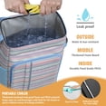 thumbnail image 2 of Travel Cooler Bag - Pioneer Flower Camping Beer Cooler Backpack with Bottle Opener- Waterproof Insulated Picnic Backpacks - Cooler Bag for Beach, 2 of 6