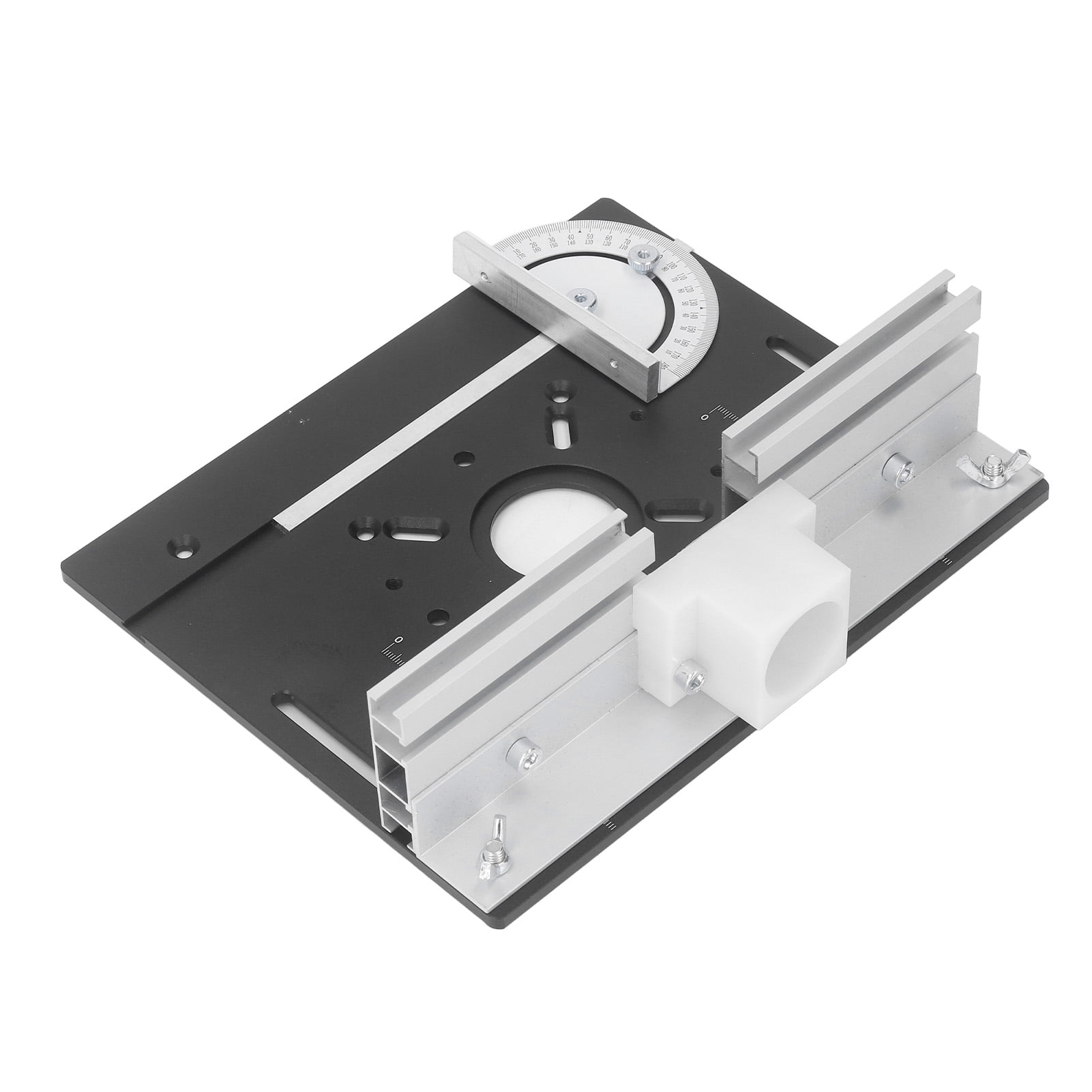 Router Lift Aluminum Alloy Stainless Steel Woodworking Bench Router Plate System Lifting Table