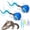 2 Pack Blue, variant on Automatic Rechargeable Cat Toy Ball – 3 Tails, 2 Speeds, for Small/Medium/Large Indoor Cats, Keeps Them Busy