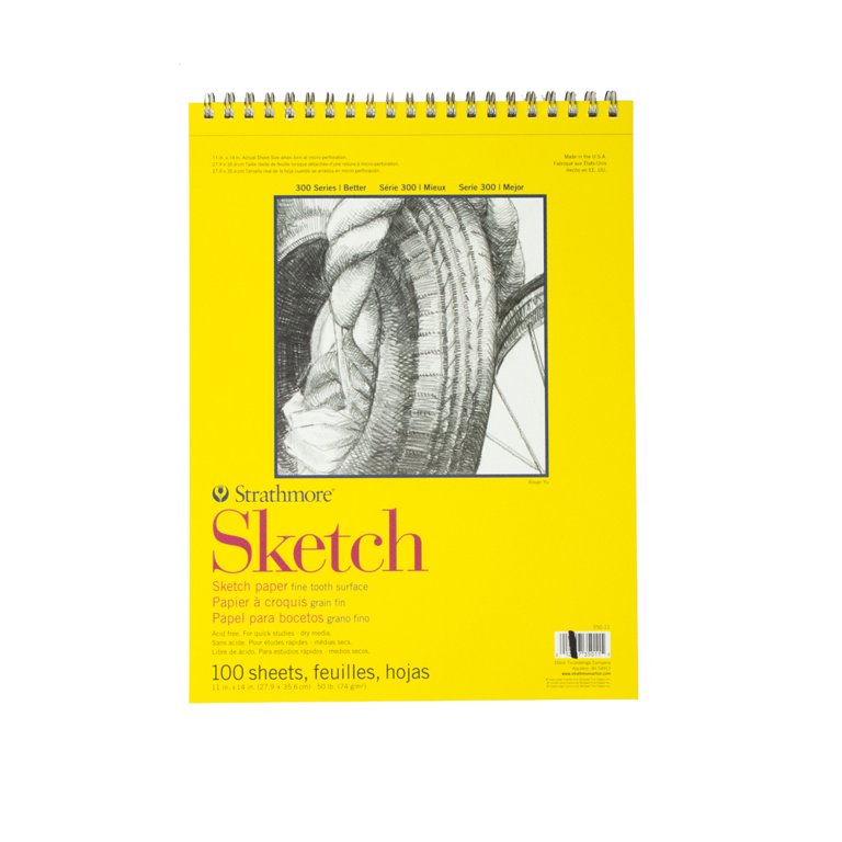 Sketch Pad, 300 Series Spiral Bound (Strathmore) – Alabama Art Supply