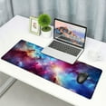 thumbnail image 6 of Extended Mouse Pad Large Gaming Mouse Pad Computer Keyboard Mouse Mat Non-Slip Mousepad Rubber Base and Stitched Edges for Game Players, Office, Study, Aurora Light Pattern, 6 of 6