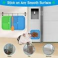 thumbnail image 3 of Dog Lick Pads, 3-Piece Dog Lick Pads with Suction Cups (Green Dog Lick Pad + Blue Cat Lick Pad + Orange Spatula) for Treats/Food (Non-Slip, Silicone, BPA-Free), 3 of 5