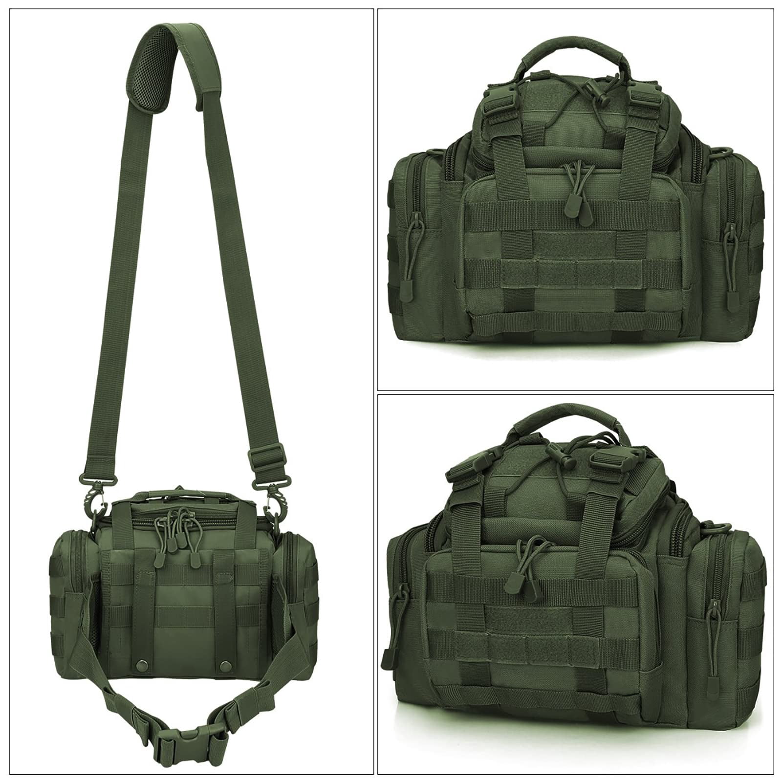 G4Free Sport Outdoor Waist Pack Sling Bag Hiking Fanny Pack Fishing Gear Crossbody Travel Bag