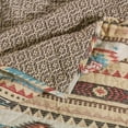 thumbnail image 2 of Barefoot Bungalow Phoenix Southwestern Boho Quilted Throw Blanket, 50 W x 60 L inches, Tan, 2 of 7