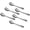 6PCS-Silver, variant on Espresso Spoons, Mini Coffee Spoon, 5.5 Inches Stainless Steel Small Spoons for Dessert, Set of 6