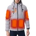 thumbnail image 6 of Busydd Heated Jacket for Men and Women Halloween Print Pockets Heated Jacket Electric USB Rechargeable Heated Coat Winter Warm Long Sleeve Hooed Jackets with 11 Heating Zones Plus Size S-4XL, 6 of 6