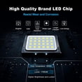 thumbnail image 3 of Kit de reflector LED de ahorro de energía, iluminador exterior de 20 W, luz blanca fría de 6500 K, clasificación de impermeabilidad IP66, carcasa de aluminio fundido a presión de alta calidad,, 3 of 5