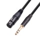 thumbnail image 1 of Cable XLR hembra de 3 pines a XLR macho balanceado de 1/4 de pulgada a conector TRS de 6,35 mm, 1-10 m, 5 m, 1 of 5