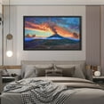 thumbnail image 4 of Wall Art For Living Room Volcano Wall Art Volcanic Eruption Canvas art Framed wall art Painting For Livingroom Decor Office Bedroom Decoration, 4 of 8