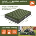 thumbnail image 4 of Ozark Trail Queen Air Mattress, Air Bed with Pump, 14 Inch Inflatable Air Mattress, Blow Up Bed, 4 of 21