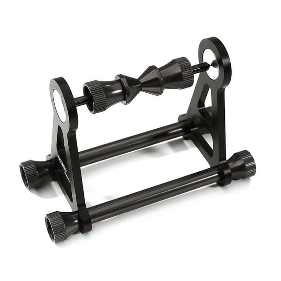 Integy RC Toy Model Hop-ups C28557BLACK Magnetic Type Tire Balancer for RC (4mm Shaft Size, Tire 100mm O.D. Max)